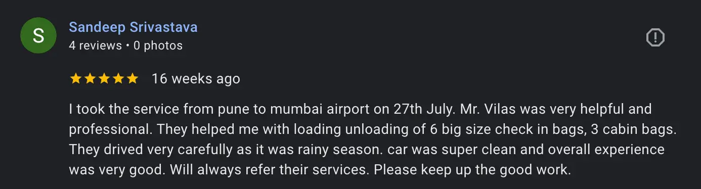 mumbai pune taxie gmb review