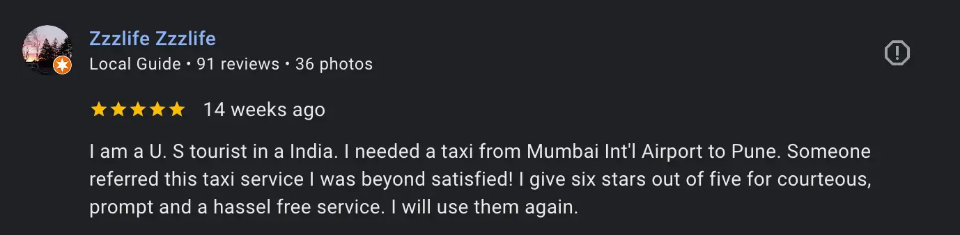 mumbai pune taxie gmb review